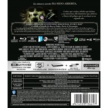 Harry Potter y la Cámara Secreta [4K UHD,Blu-ray] (2002) Harry Potter And The Chamber Of Secrets