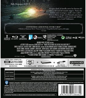 Harry Potter Y Las Reliquias De La Muerte Parte 1 [4K UHD,Blu-ray] (2010) Harry Potter And The Deathly Hallows. Part 2