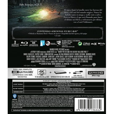 Harry Potter Y Las Reliquias De La Muerte Parte 1 [4K UHD,Blu-ray] (2010) Harry Potter And The Deathly Hallows. Part 2