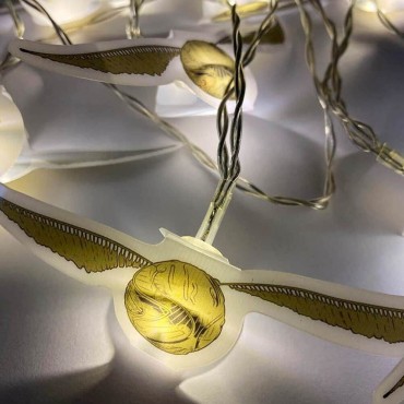 Luces Decorativas Snitch Dorada Harry Potter