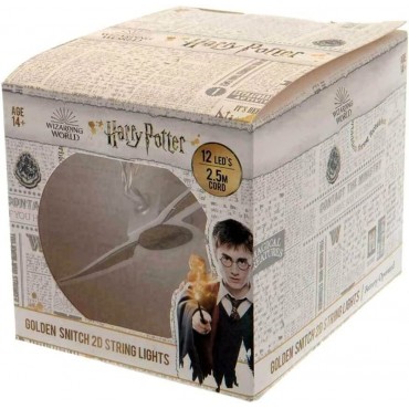 Luces Decorativas Snitch Dorada Harry Potter