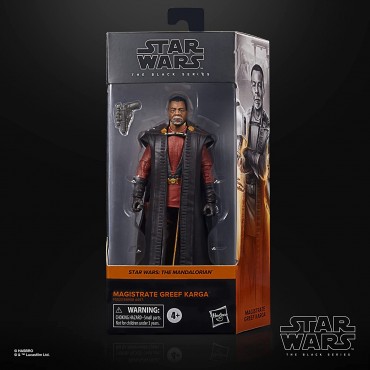 Figura Magistrate Greef Karga Star Wars: The Mandalorian The Black Series Articulada 15 cms