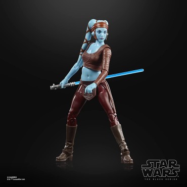 Figura Aayla Secura El Ataque de los Clones Star Wars: Attack of the Clones The Black Series Articulada 15 cms