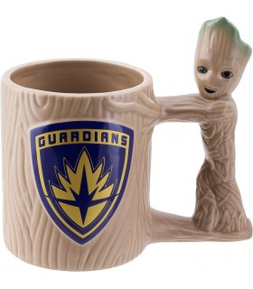 Taza Groot 3D Guardianes de la Galaxia Cerámica 350 mls