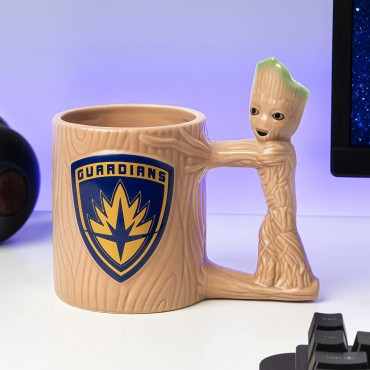 Taza Groot 3D Guardianes de la Galaxia Cerámica 350 mls