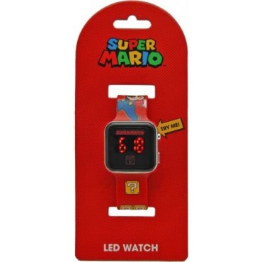 Reloj Super Mario Bros Digital Led 