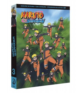 Naruto Shippuden BOX 3. DVD. [DVD]
