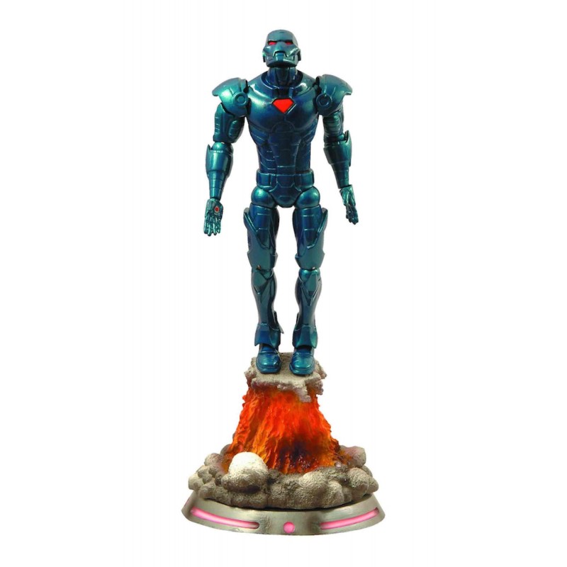 Figura Iron Man Stealth Peana Diorama Marvel 20 cms