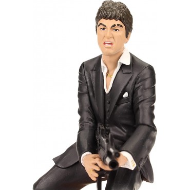 Figura Tony Montana Scarface Disparando 18 cms