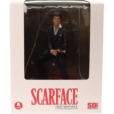 Figura Tony Montana Scarface Disparando 18 cms