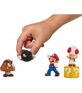 Pack Figuras Mario Bros Set Diorama Clásico Super Mario Nintendo