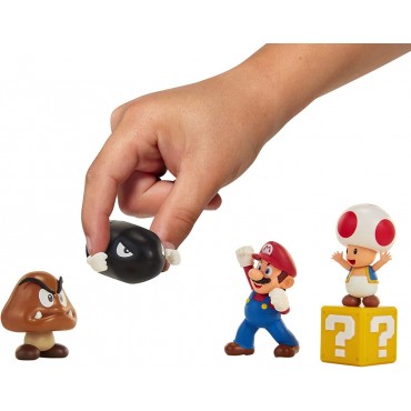 Pack Figuras Mario Bros Set Diorama Clásico Super Mario Nintendo 