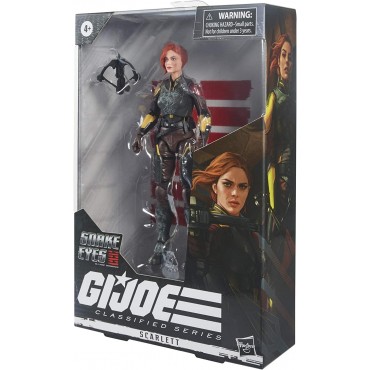Figura Scarlett G.I.Joe Classified Series Snake Eyes Articulada 15 cms