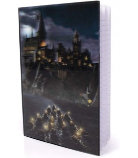 Libreta Harry Potter Hogwarts Efecto Lenticular 3D A5 21 x 15 cms 100 pags Premium