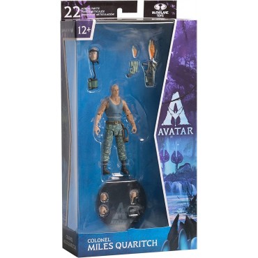 Figura Coronel Miles Quaritch Avatar Articulada 11 cms