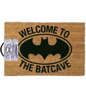 Felpudo Batcueva Batman Welcome to the Batcave Marrón DC 40 x 60 cms