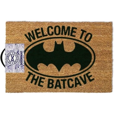 Felpudo Batcueva Batman Welcome to the Batcave Marrón DC 40 x 60 cms