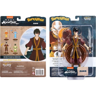 Figura Zuko Avatar the Last Airbender Flexible 18 cms