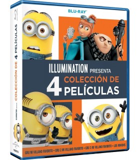 Gru, Mi Villano Favorito + Gru 2. Mi Villano Favorito + Gru 3. Mi Villano Favorito + los Minions [Blu-ray] (2010,2013,2017,2015)