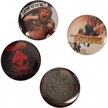 Set de Papelería Los Goonies A5 Notebook + Bolígrafo + 4 Chapas Premium