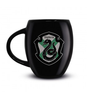 Taza Slytherin Harry Potter Ovalada Cerámica 425 mls