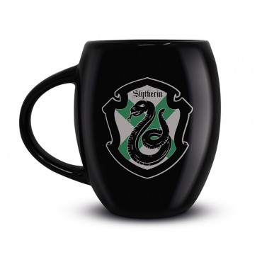 Taza Slytherin Harry Potter Ovalada Cerámica 425 mls
