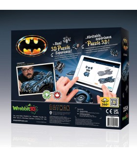 Puzle Batmobile Batman DC 3D 255 Piezas