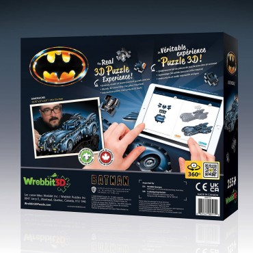 Puzle Batmobile Batman DC 3D 255 Piezas