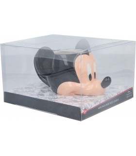 Taza Mickey Mouse Disney 3D Cerámica 360 mls