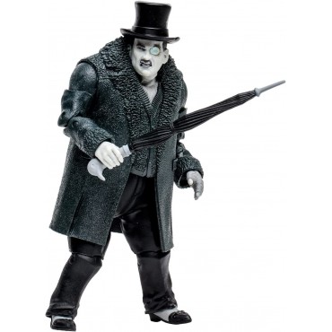 Figura El Pingüino Batman: Arkham City DC Multiverse Gold Label Collection Articulada 18 cms