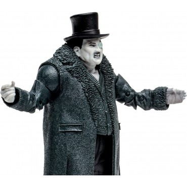 Figura El Pingüino Batman: Arkham City DC Multiverse Gold Label Collection Articulada 18 cms