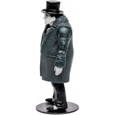 Figura El Pingüino Batman: Arkham City DC Multiverse Gold Label Collection Articulada 18 cms