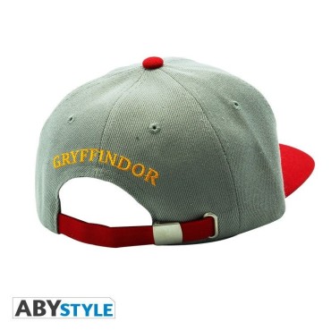Gorra Snapback Gryffindor Harry Potter Gris y Rojo
