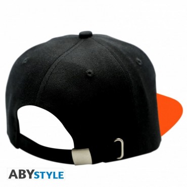 Gorra Snapback Naruto Shippuden Negra y Naranja 