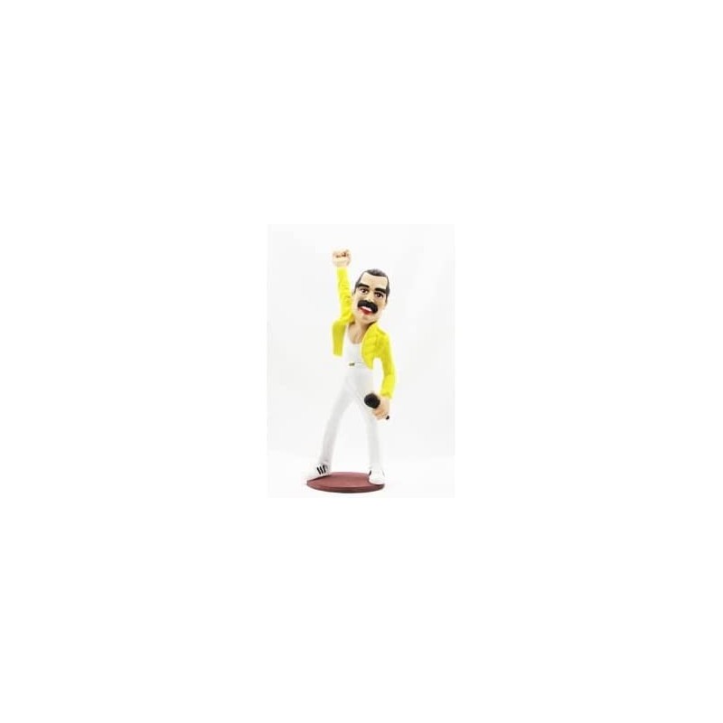 Figura Freddie Mercury Artesanal 20 cms