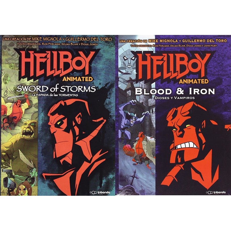 HELLBOY la espada de las tormentas + Dioses y Vampiros Pack 2 DVD