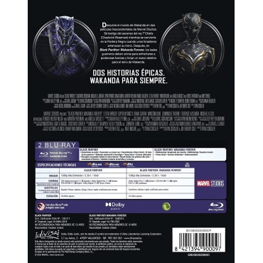 Black Panther 1+2 (Blu-ray) [Blu-ray]