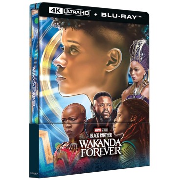 Black Panther 2: Wakanda Forever (Steelbook Wakanda) (4K UHD + Blu-ray) [Blu-ray]