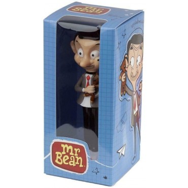 Figura Solar Mr. Bean con Osito Teddy 15 cms