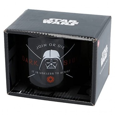 Taza Darth Vader Join or Die Star Wars Cerámica 400 mls