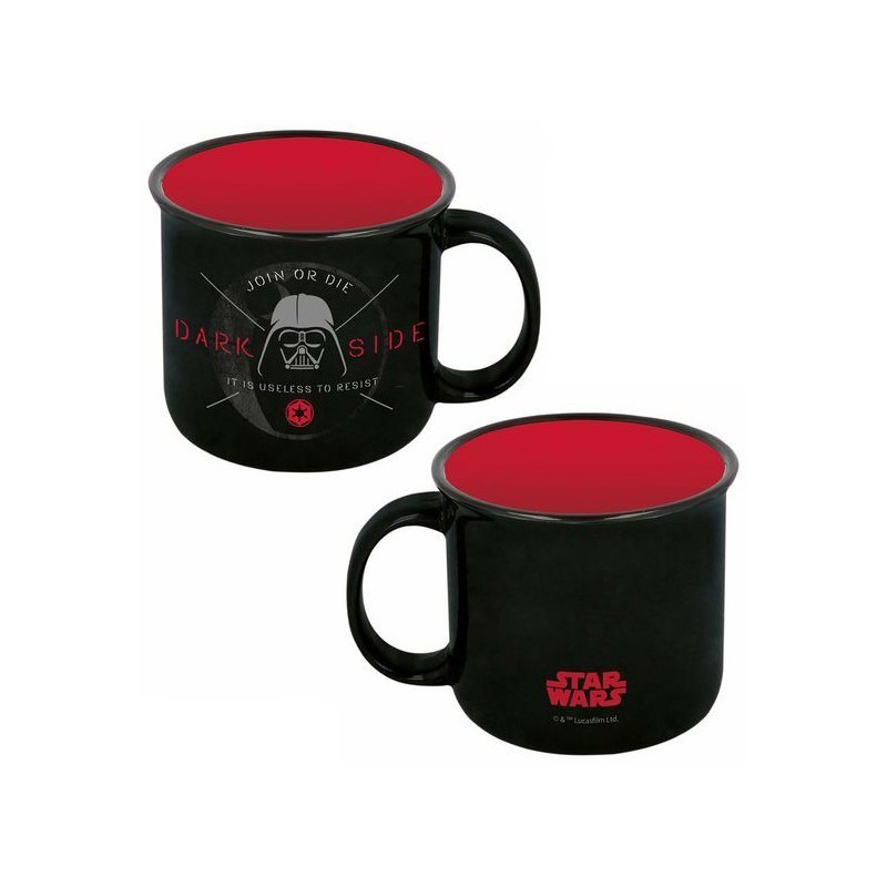 Taza Darth Vader Join or Die Star Wars Cerámica 400 mls