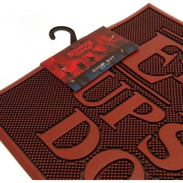Felpudo Welcome To The Upside Down Stranger Things De Caucho Alfombrilla  