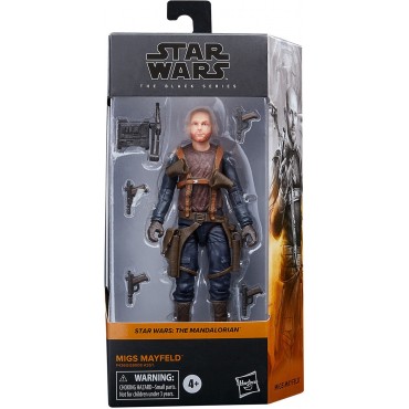 Figura Migs Mayfeld Star Wars The Mandalorian The Black Series Articulada 15 cms + Accesorios