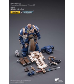 Figura Bladeguard Veteran 02 Space Marine Warhammer 40.000 Articulada 12 cms