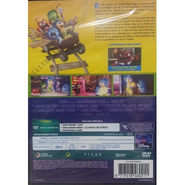 Del Revés DVD 2015 (Inside Out)