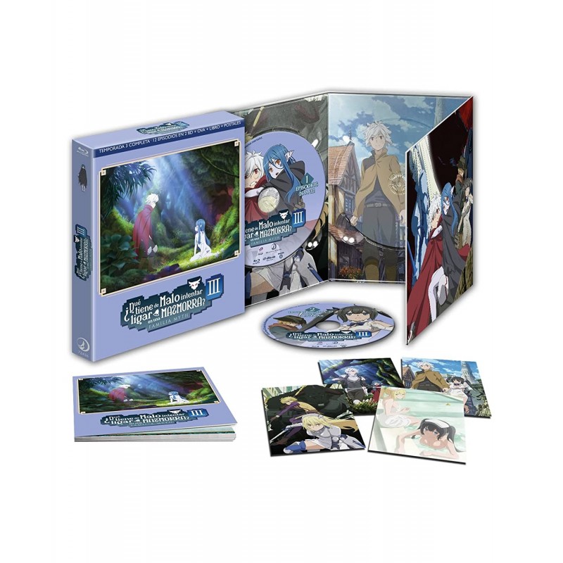 Danmachi ¿Qué tiene de malo intentar ligar en una mazmorra? T3 | Edición Bluray [Blu-ray]