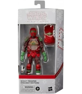 Figura Scout Trooper (Holiday Edition) Star Wars Articulada 15 cms