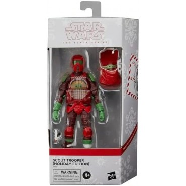 Figura Scout Trooper (Holiday Edition) Star Wars Articulada 15 cms