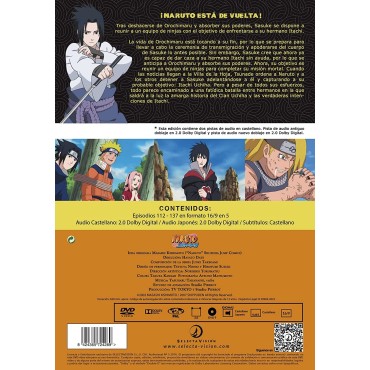 Naruto Shippuden BOX 5 Dvd [DVD]