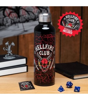 Botella Stranger Things Hellfire Club Acero Inoxidable + Sticker 500 mls